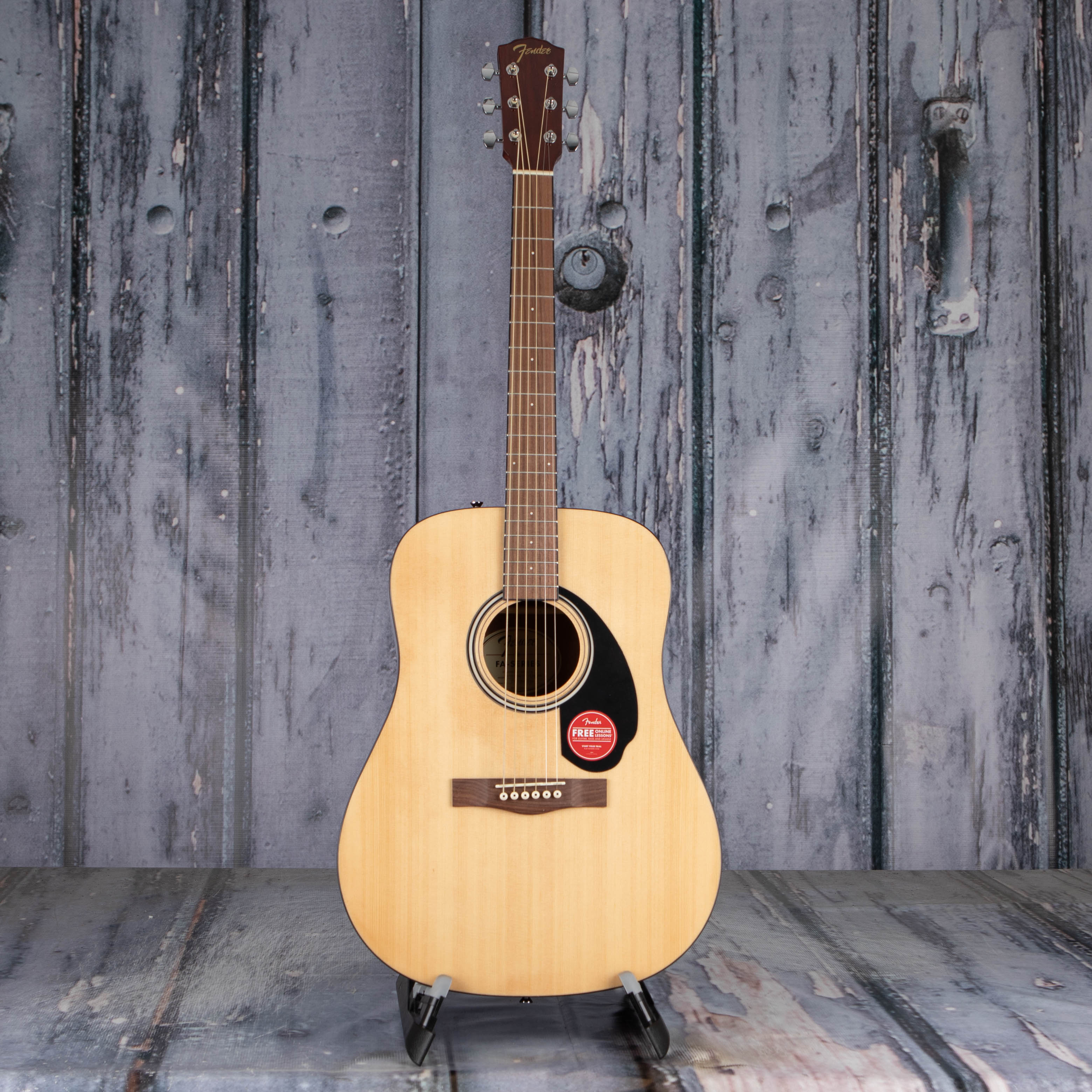 Fender FA-115 Dreadnought Acoustic Guitar Pack, Natural, front