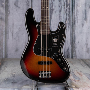 Fender Limited Edition Player II Jazz Bass Guitar, Sparkle 3-Color Sunburst, front closeup