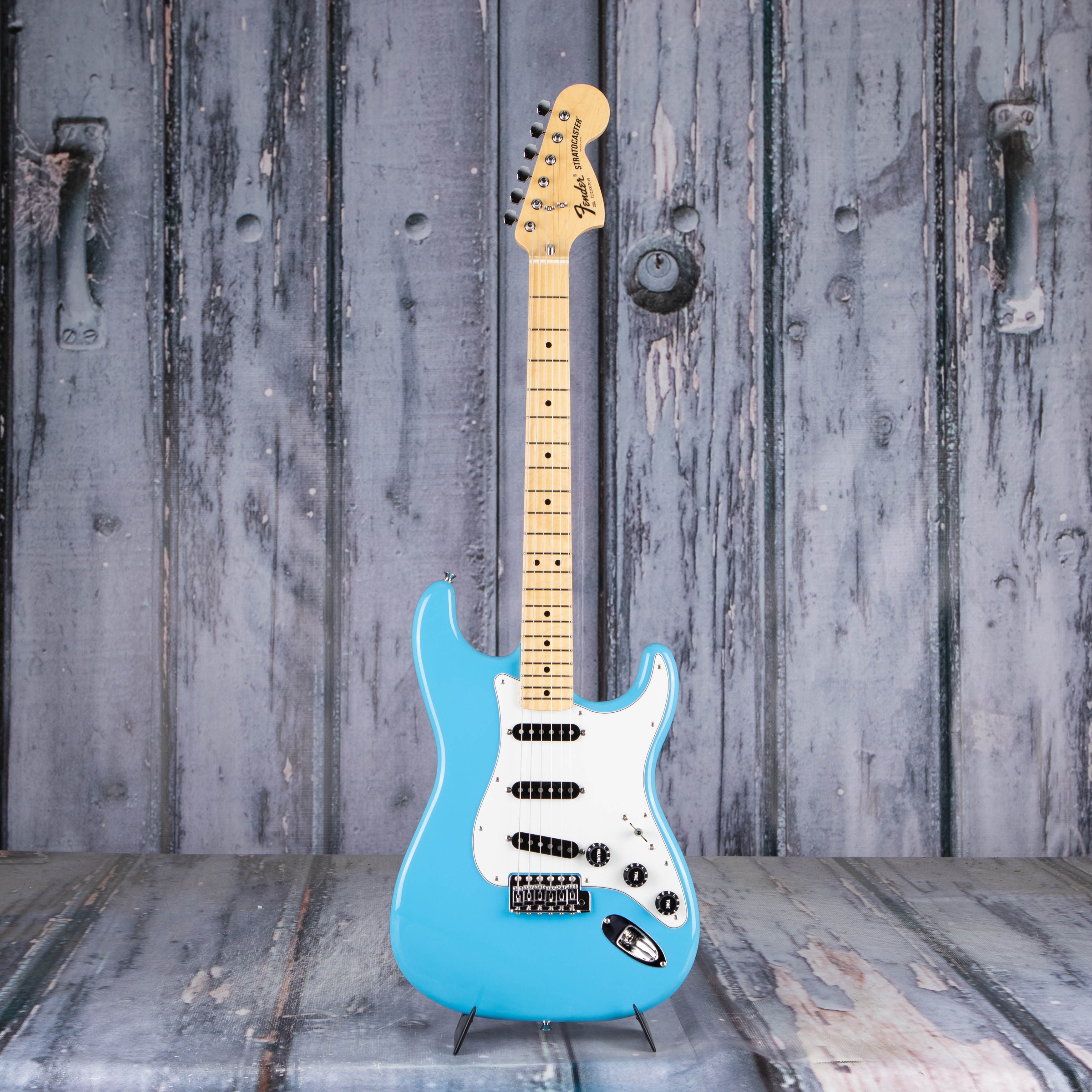 Fender Made In Japan Limited International Color Stratocaster Electric Guitar, Maui Blue, front