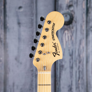 Fender Made In Japan Limited International Color Stratocaster Electric Guitar, Maui Blue, front headstock