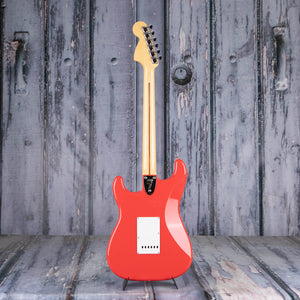 Fender Made In Japan Limited International Color Stratocaster Electric Guitar, Morocco Red, back