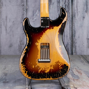 Fender Mike McCready Stratocaster Electric Guitar, 3-Color Sunburst, back closeup