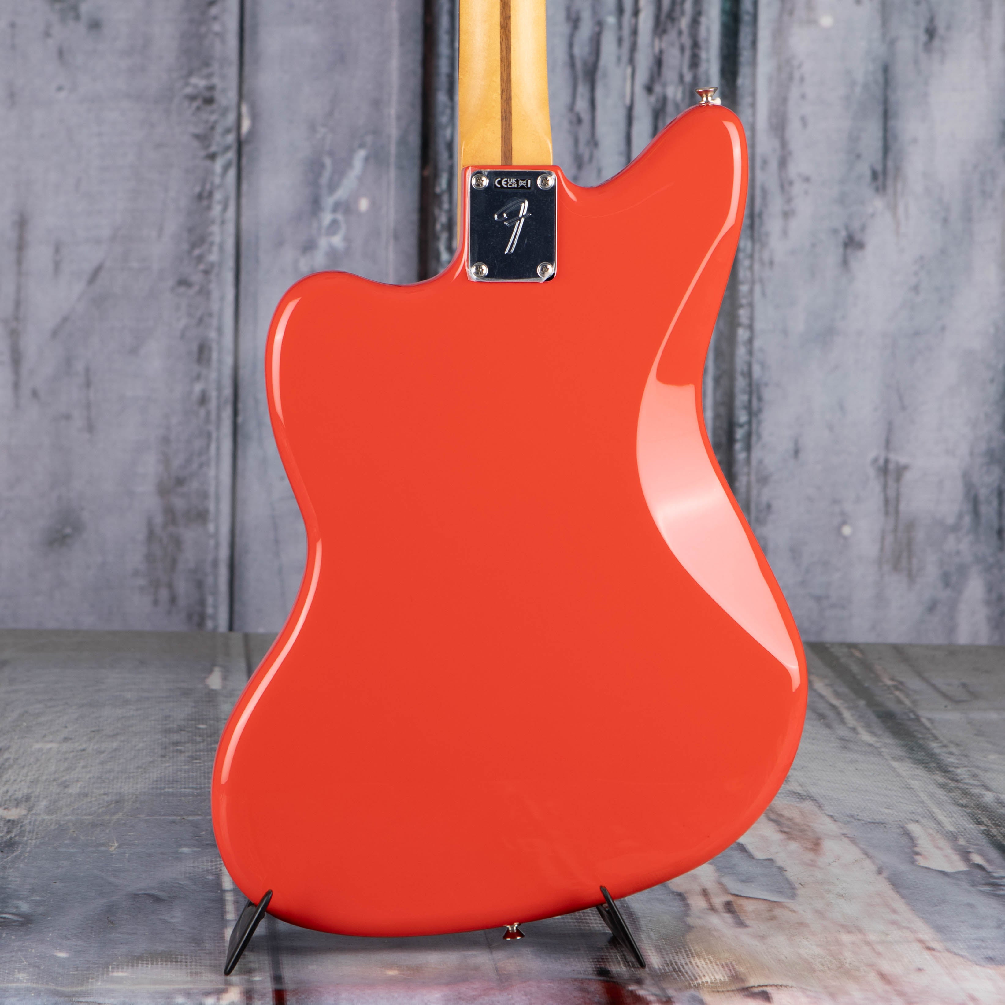 Fender Player II Jazzmaster Electric Guitar, Coral Red, back closeup