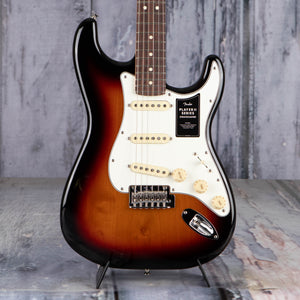 Fender Player II Stratocaster Electric Guitar, 3-Color Sunburst, front closeup