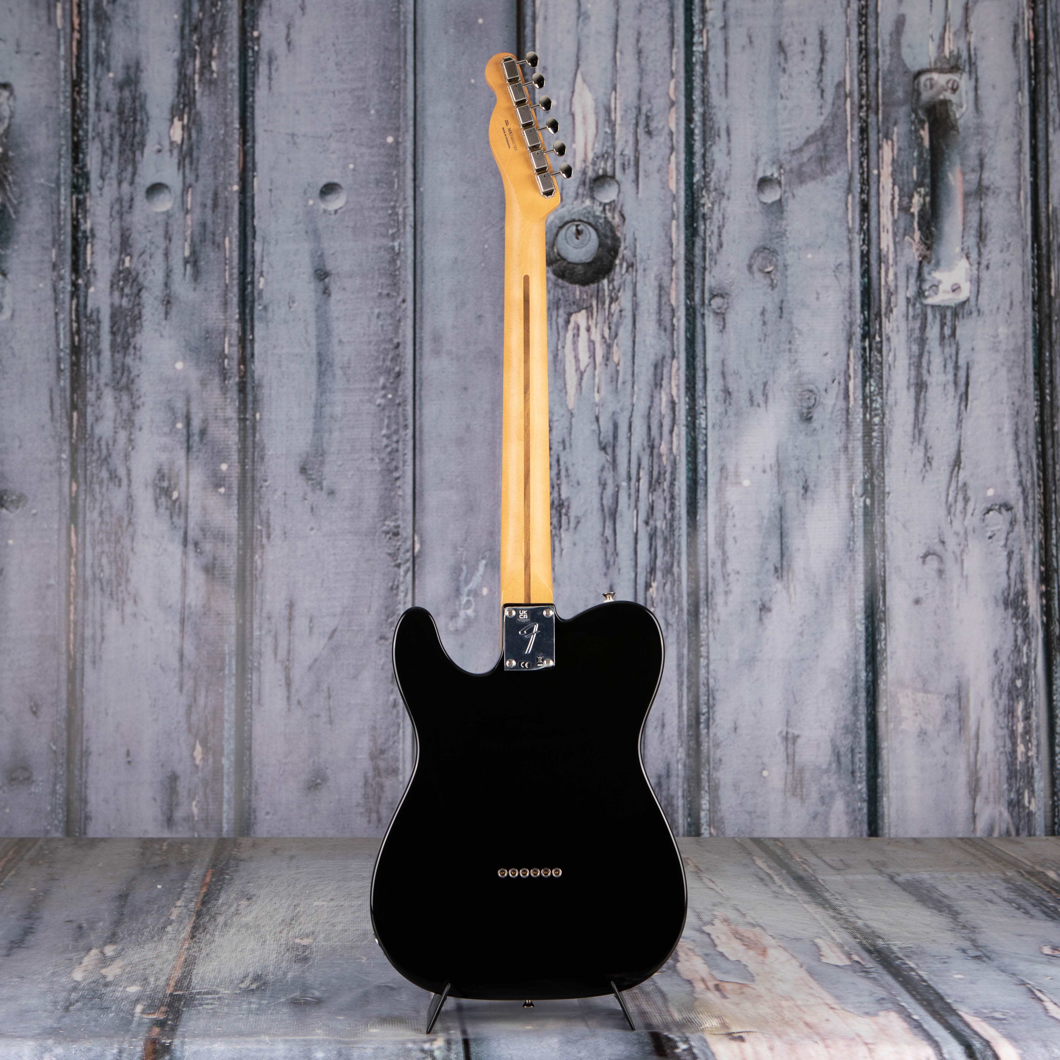 Fender Player II Telecaster Electric Guitar, Black, back