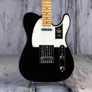 Fender Player II Telecaster Electric Guitar, Black, front closeup