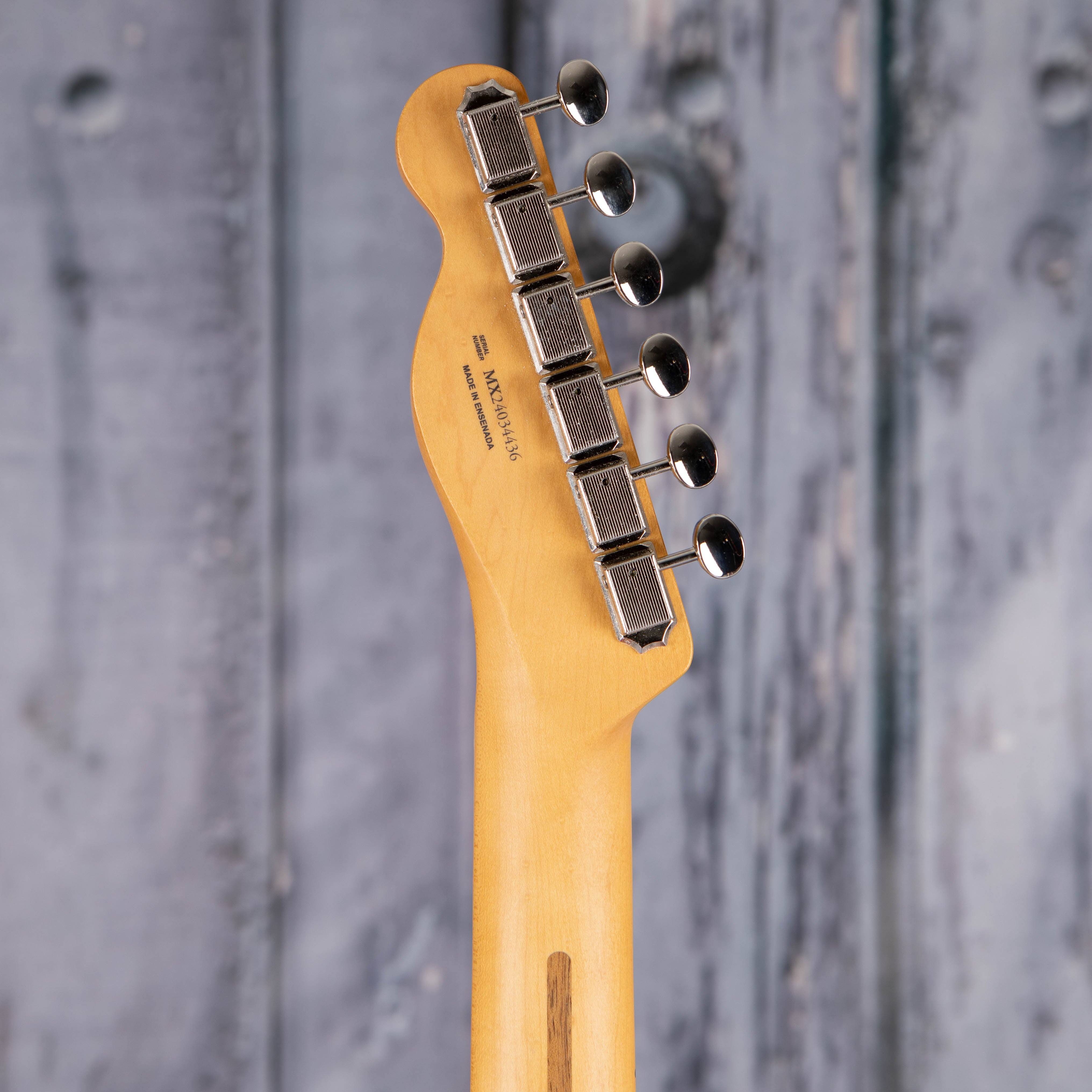 Fender Player II Telecaster Electric Guitar, Coral Red, back headstock