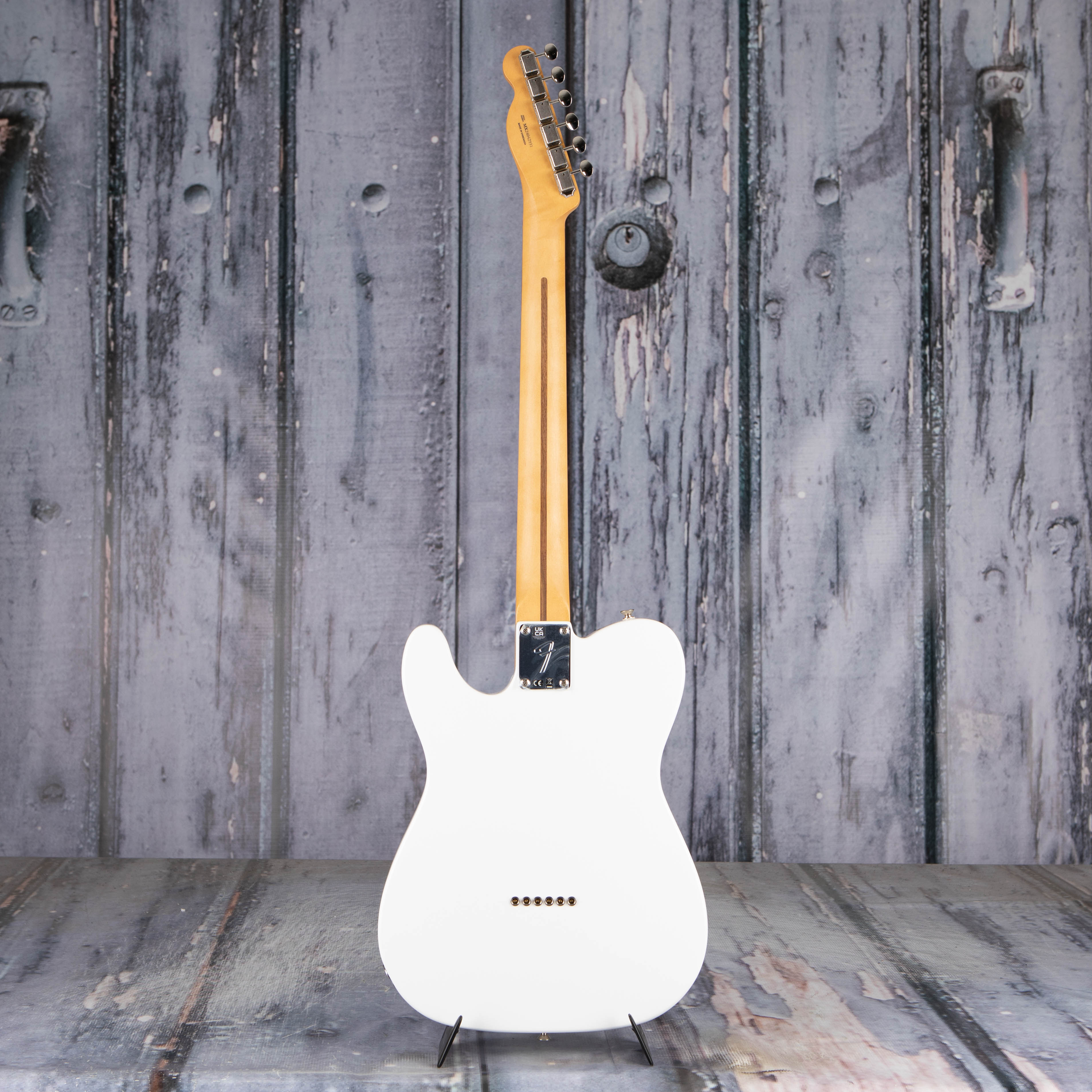 Fender Player II Telecaster Electric Guitar, Polar White, back