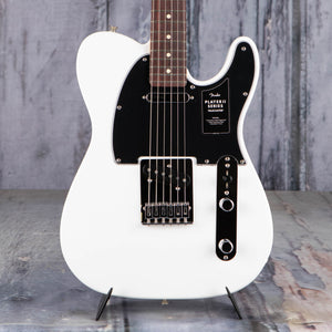 Fender Player II Telecaster Electric Guitar, Polar White, front closeup