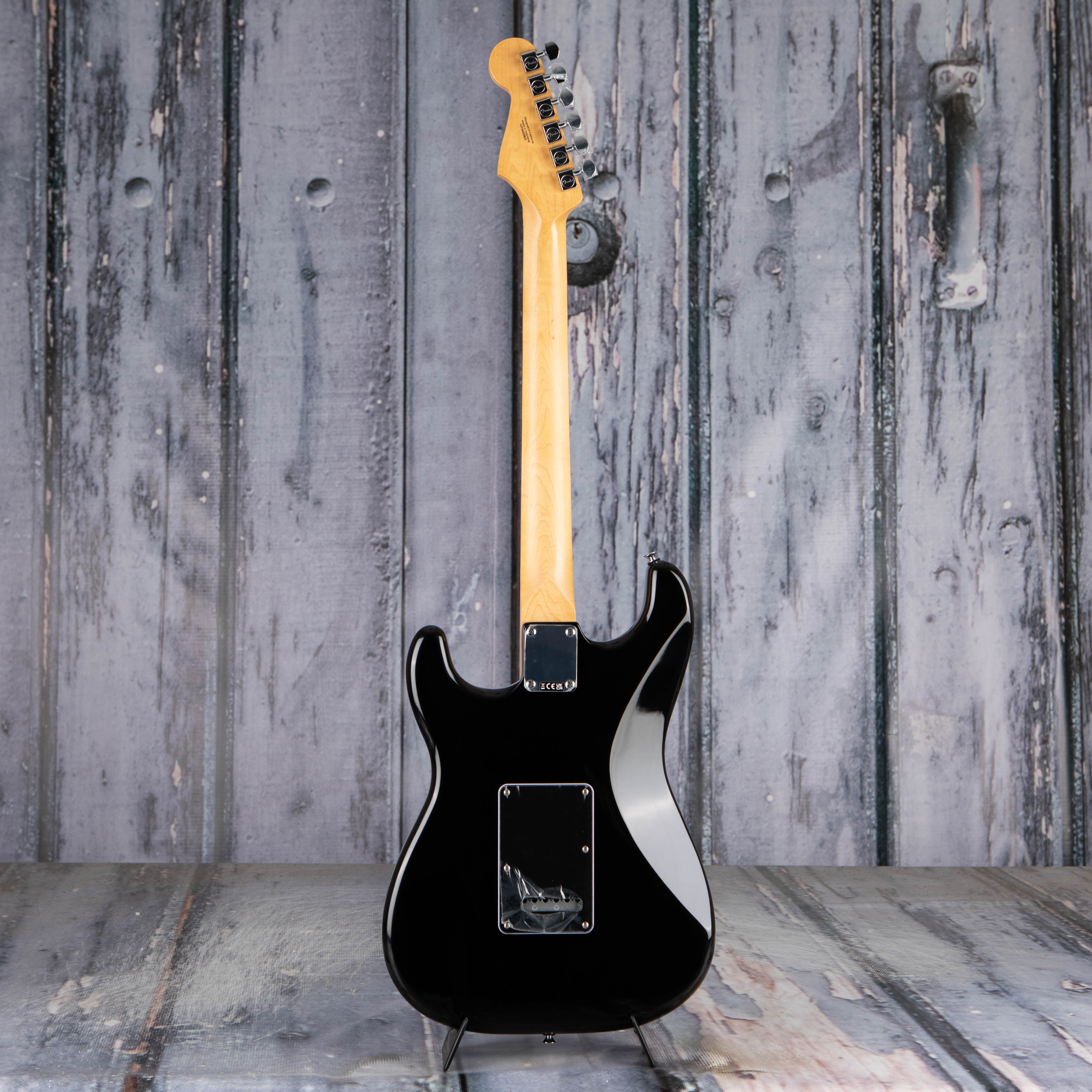 Fender Standard Stratocaster HSS Electric Guitar, Black, back