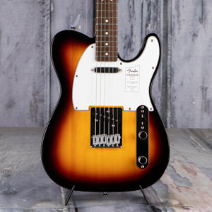 Fender Standard Telecaster Electric Guitar, 3-Color Sunburst, front closeup