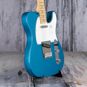 Fender Standard Telecaster Electric Guitar, Aqua Marine Metallic, angle