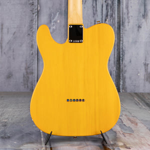 Fender Standard Telecaster Electric Guitar, Butterscotch Blonde, back closeup