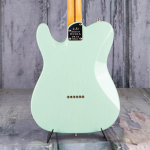 Fender Ultra Luxe Telecaster Electric Guitar, Transparent Surf Green, back closeup