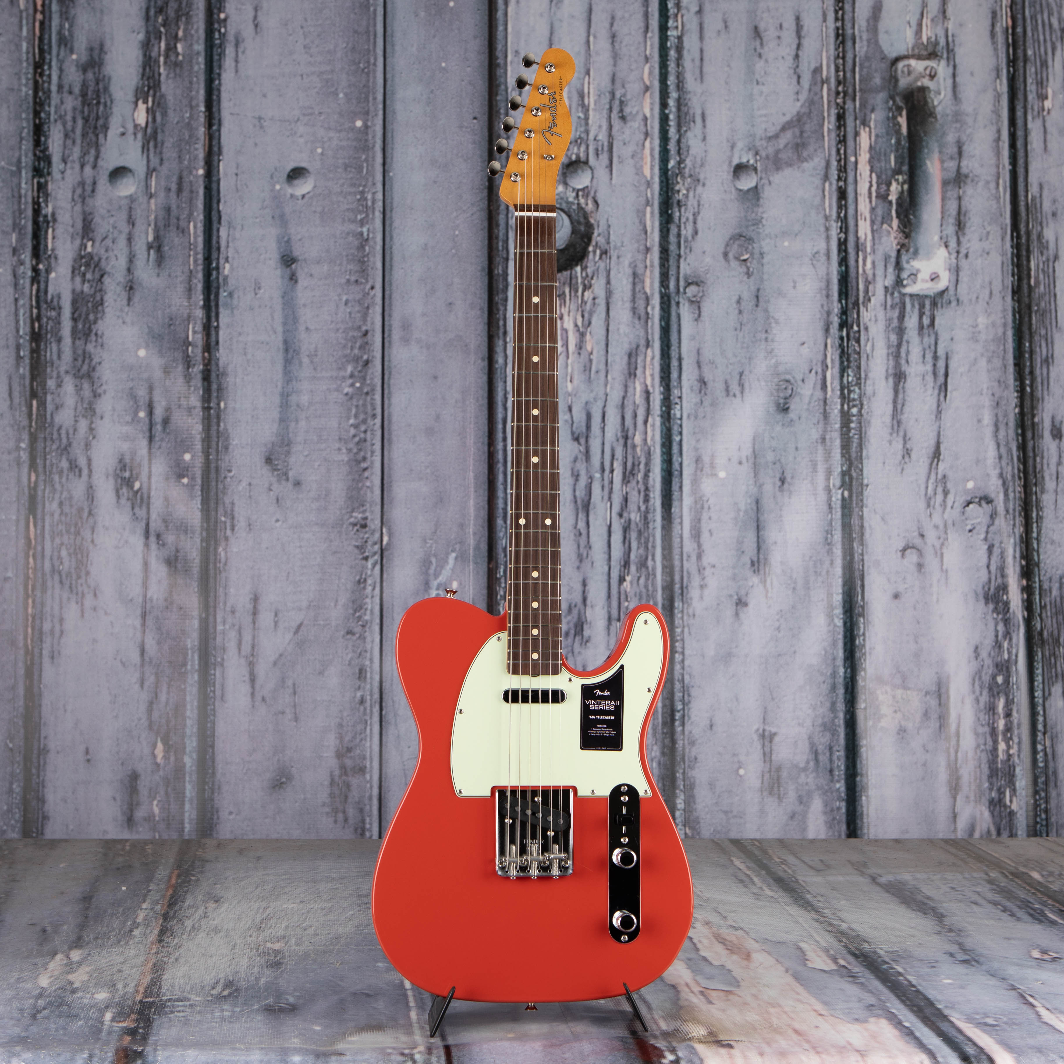 Fender Vintera II '60s Telecaster Electric Guitar, Fiesta Red, front