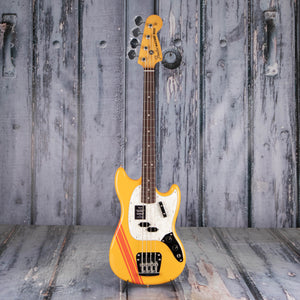 Fender Vintera II '70s Competition Mustang Bass Guitar, Competition Orange, front