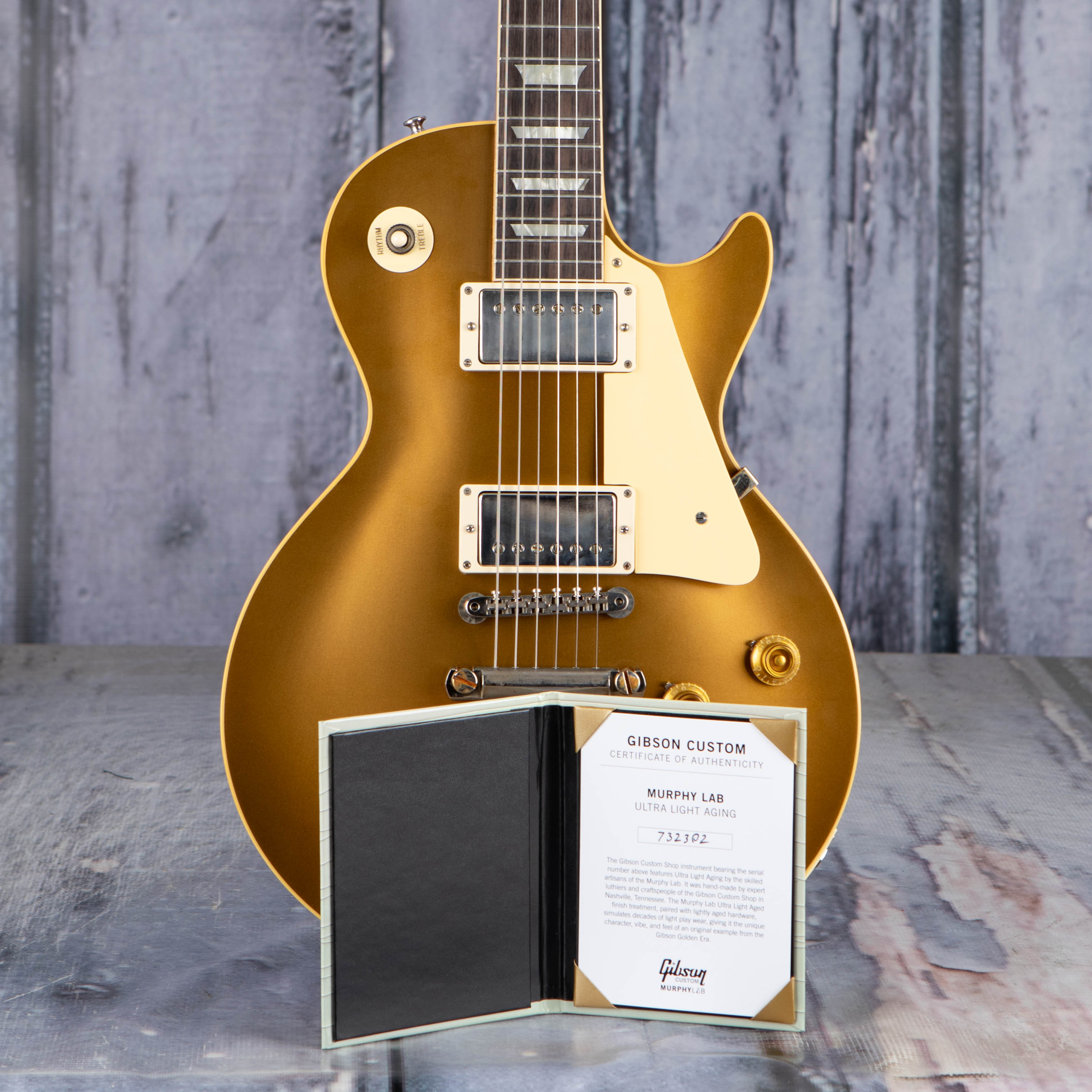 Gibson Custom Shop 1957 Les Paul Goldtop Ultra Light Aged, Double Gold