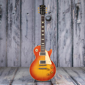 Gibson Custom Shop 1959 Les Paul Standard Reissue Murphy Lab Ultra Light Aged Electric Guitar, Sunrise Teaburst, front