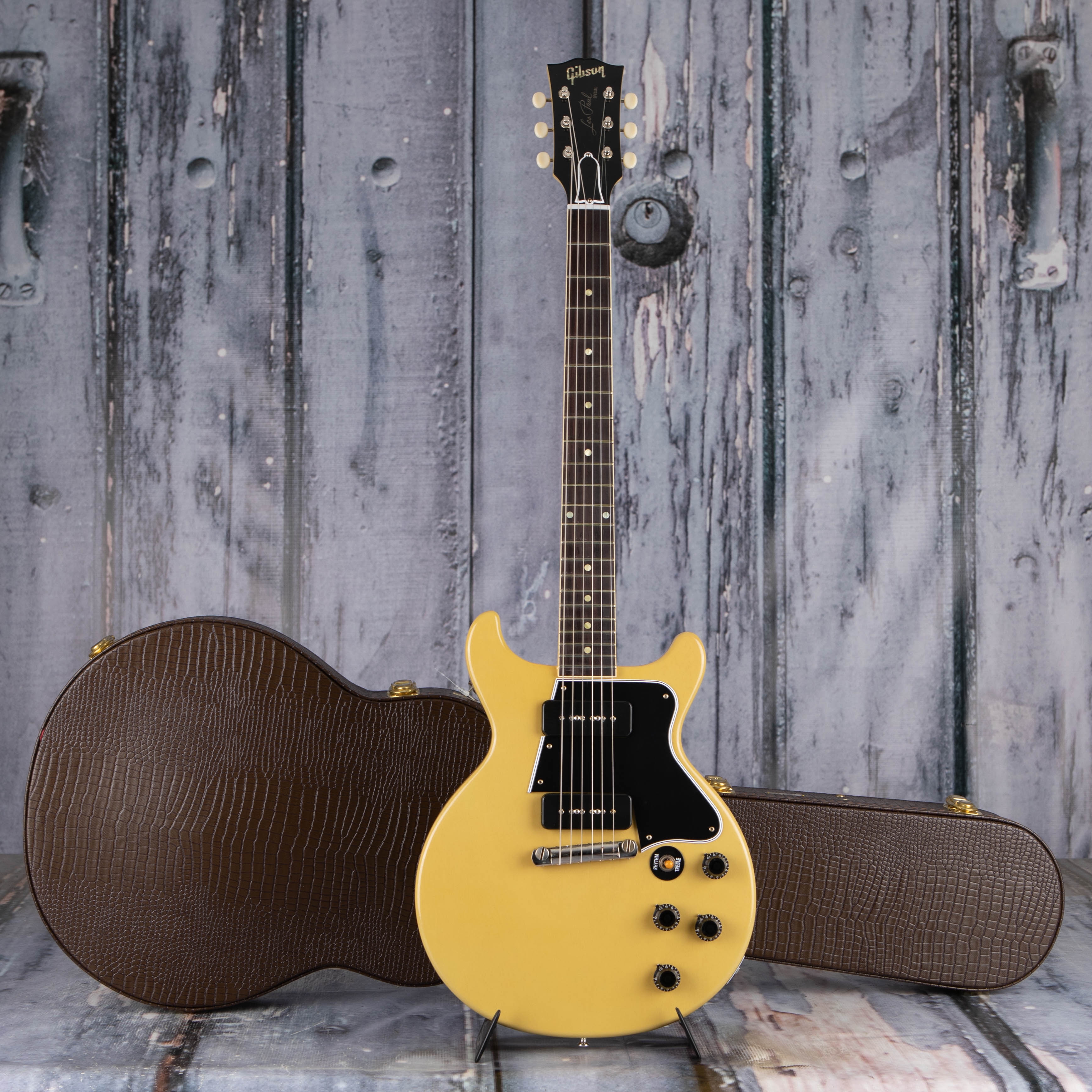 Gibson Custom Shop 1960 Les Paul Special Double Cut Reissue Electric Guitar, TV Yellow, case