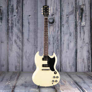 Gibson Custom Shop 1963 SG Special Reissue Murphy Lab Ultra Light Aged Electric Guitar, Classic White, front