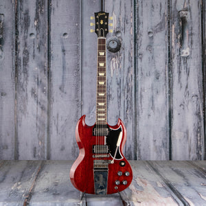 Gibson Custom Shop 1964 SG Standard Reissue W/ Maestro Vibrola VOS Electric Guitar, Cherry Red, front