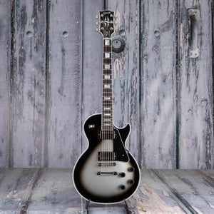 Gibson Custom Shop Les Paul Custom Electric Guitar, Silverburst, front