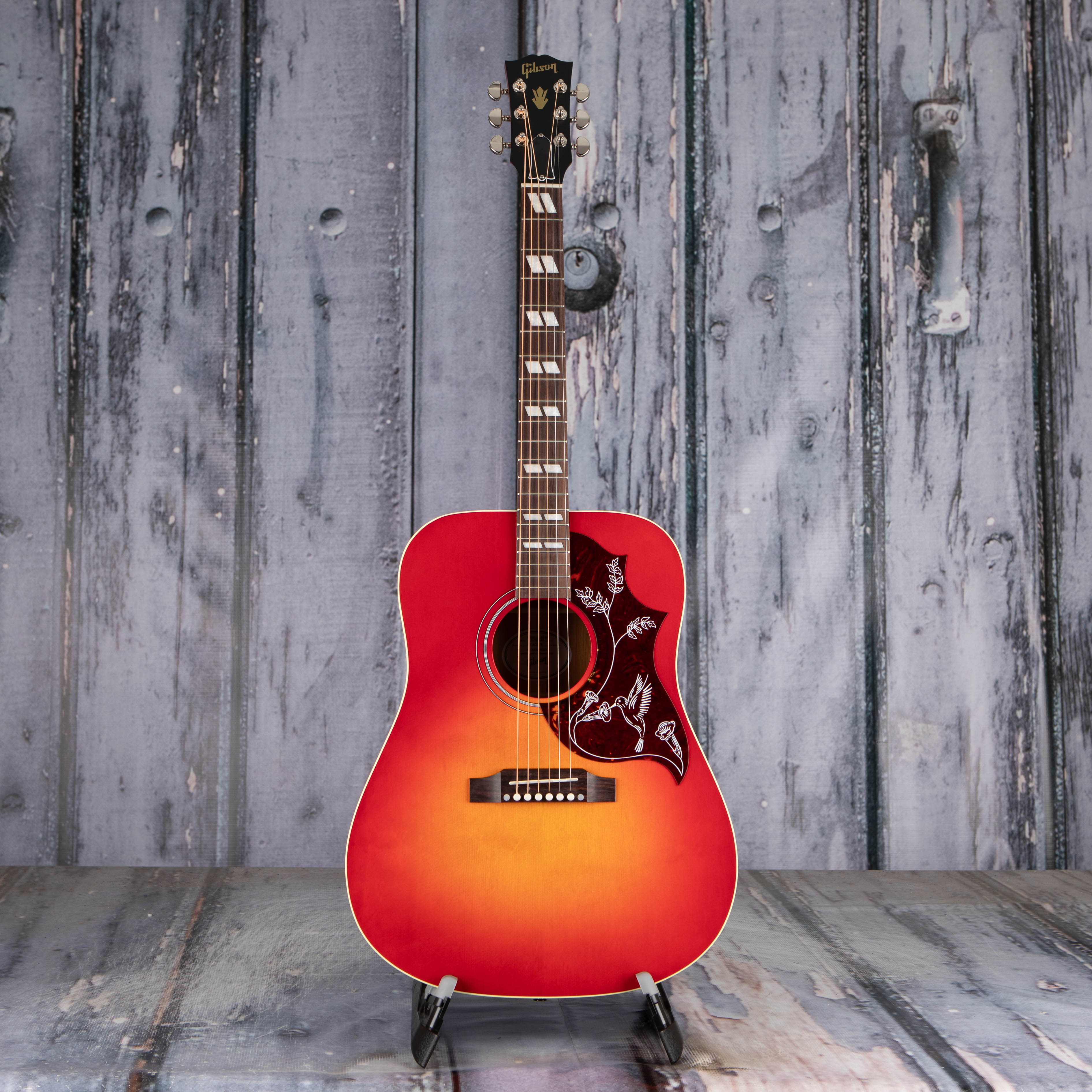 Gibson Hummingbird Special Acoustic/Electric Guitar, Satin Vintage Cherry Sunburst, front