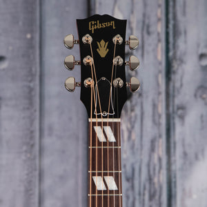 Gibson Hummingbird Special Acoustic/Electric Guitar, Satin Vintage Cherry Sunburst, front headstock