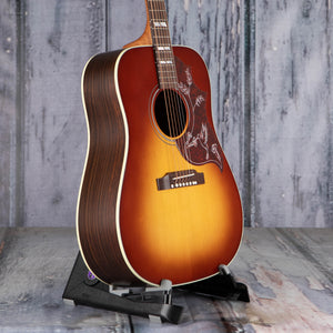 Gibson Hummingbird Studio Rosewood Acoustic/Electric Guitar, Rosewood Burst, angle