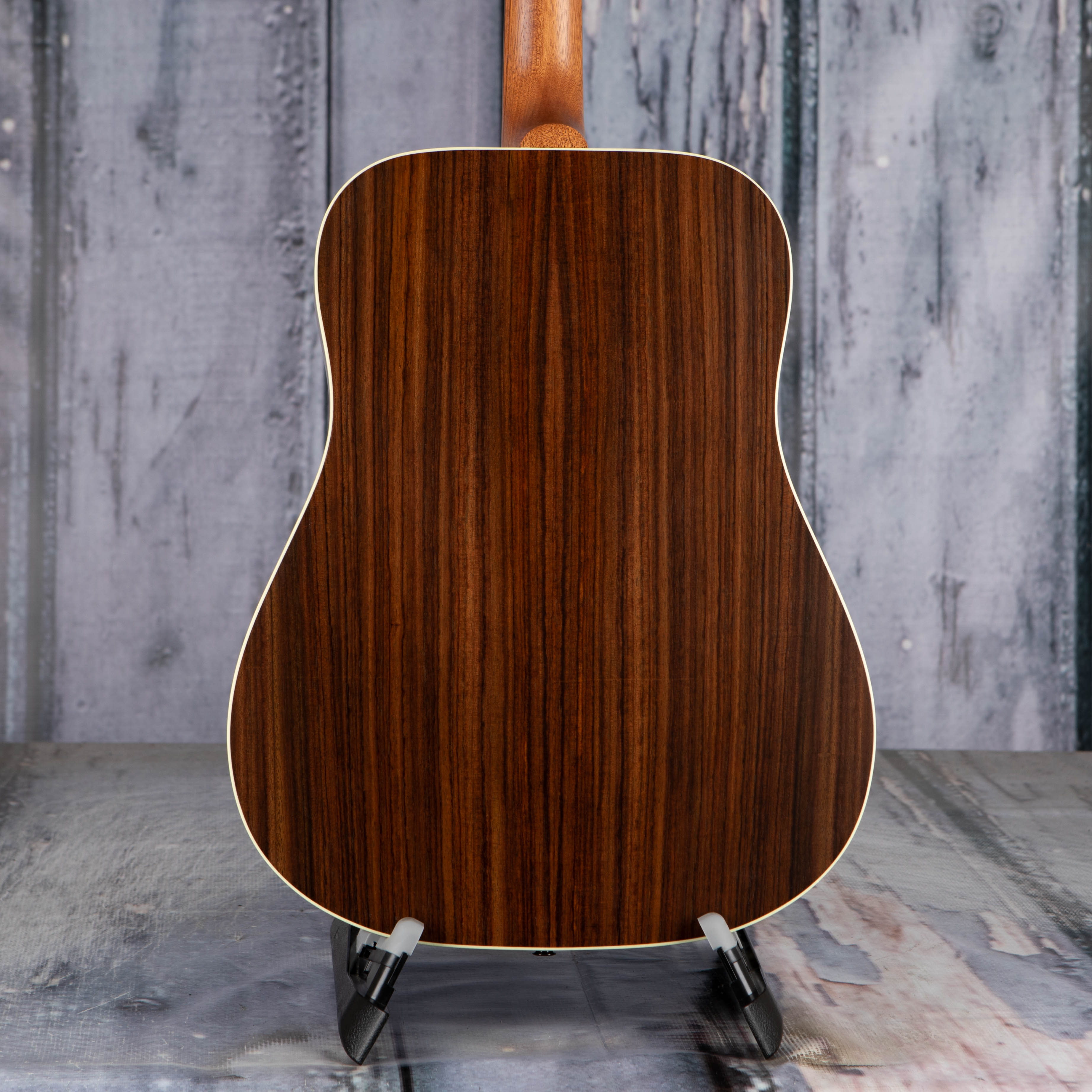 Gibson Hummingbird Studio Rosewood Acoustic/Electric Guitar, Rosewood Burst, back closeup