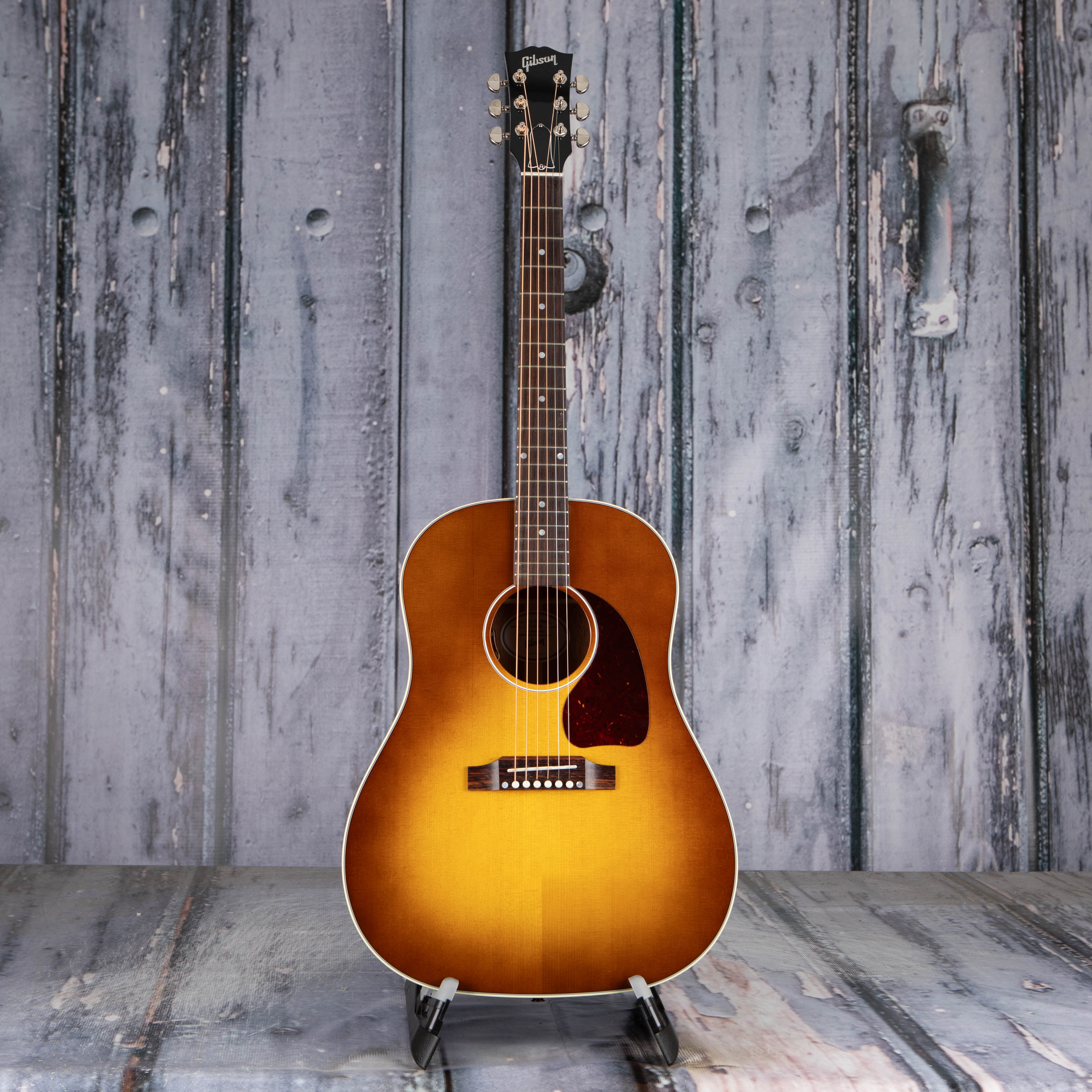 Gibson J-45 Standard Acoustic/Electric Guitar, Honey Burst, front