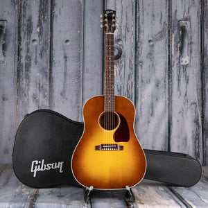 Gibson J-45 Standard Acoustic/Electric Guitar, Honey Burst, case