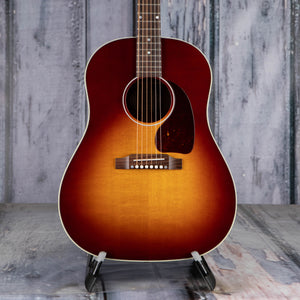 Gibson J-45 Studio Rosewood Acoustic/Electric Guitar, Rosewood Burst, front closeup