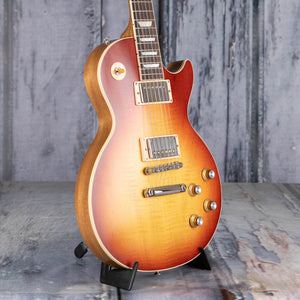 Gibson Les Paul Standard 60s Faded Electric Guitar, Vintage Bourbon Burst, angle