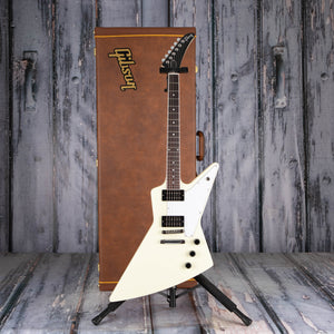 Gibson USA 70s Explorer Electric Guitar, Classic White, case