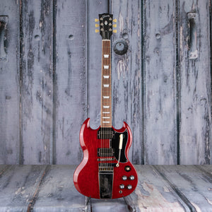 Gibson USA SG Standard '61 Maestro Vibrola Electric Guitar, Vintage Cherry, front