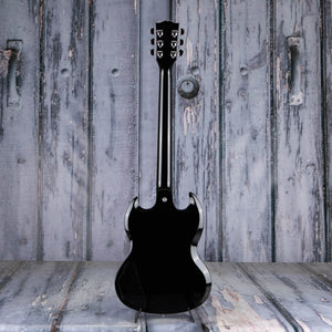 Gibson USA SG Standard Electric Guitar, Ebony, back