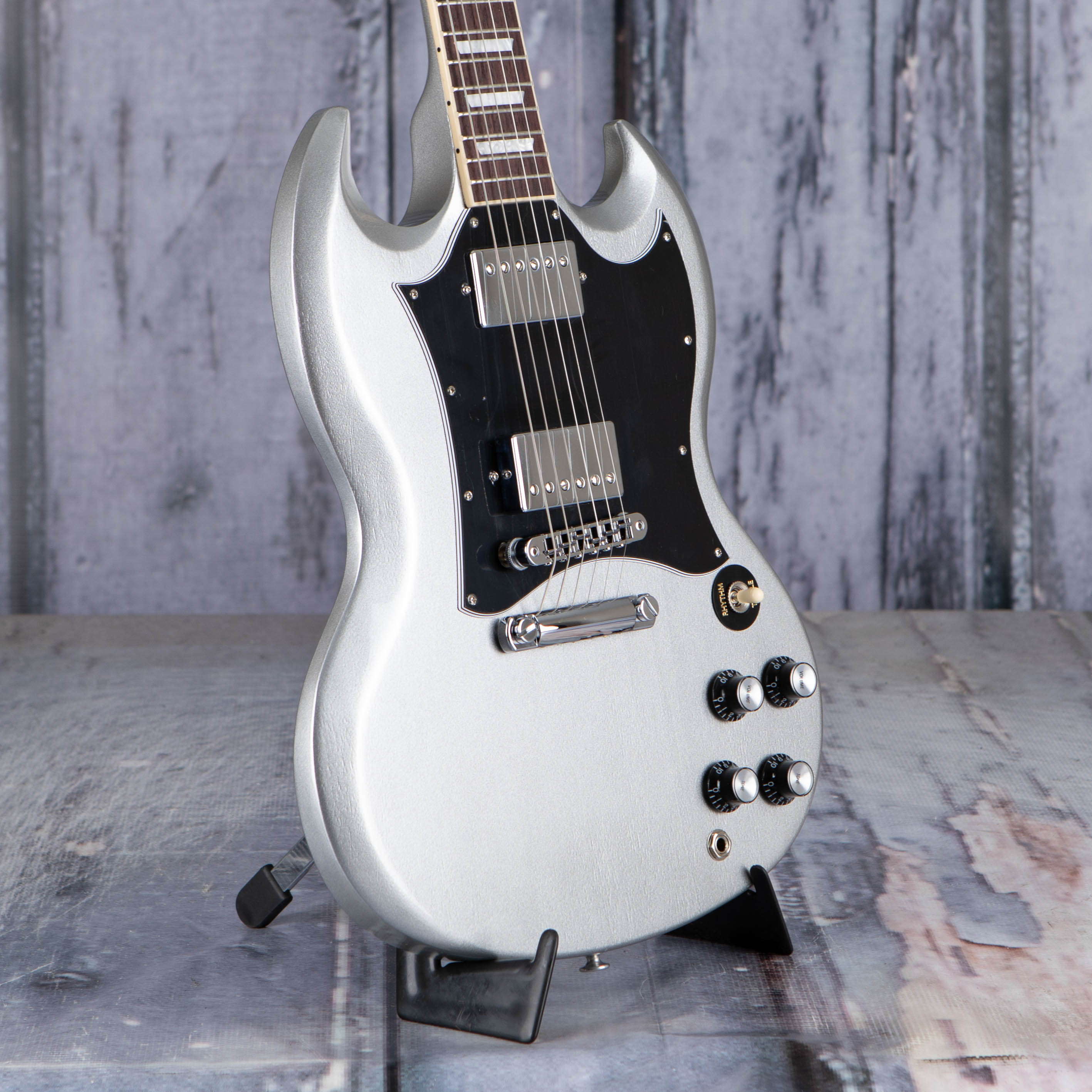 Gibson USA SG Standard, Silver Metallic | For Sale | Replay Guitar 