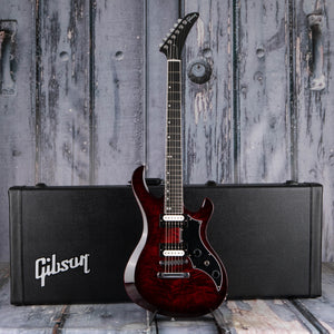 Gibson Victory Figured Top Electric Guitar, Wine Red, case