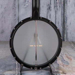 Gold Tone AC-12 Acoustic Composite Banjo, Black, back closeup