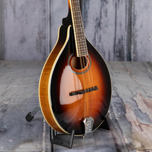 Gold Tone GM-50+ A-Style Acoustic/Electric Mandolin, Tobacco Sunburst, angle