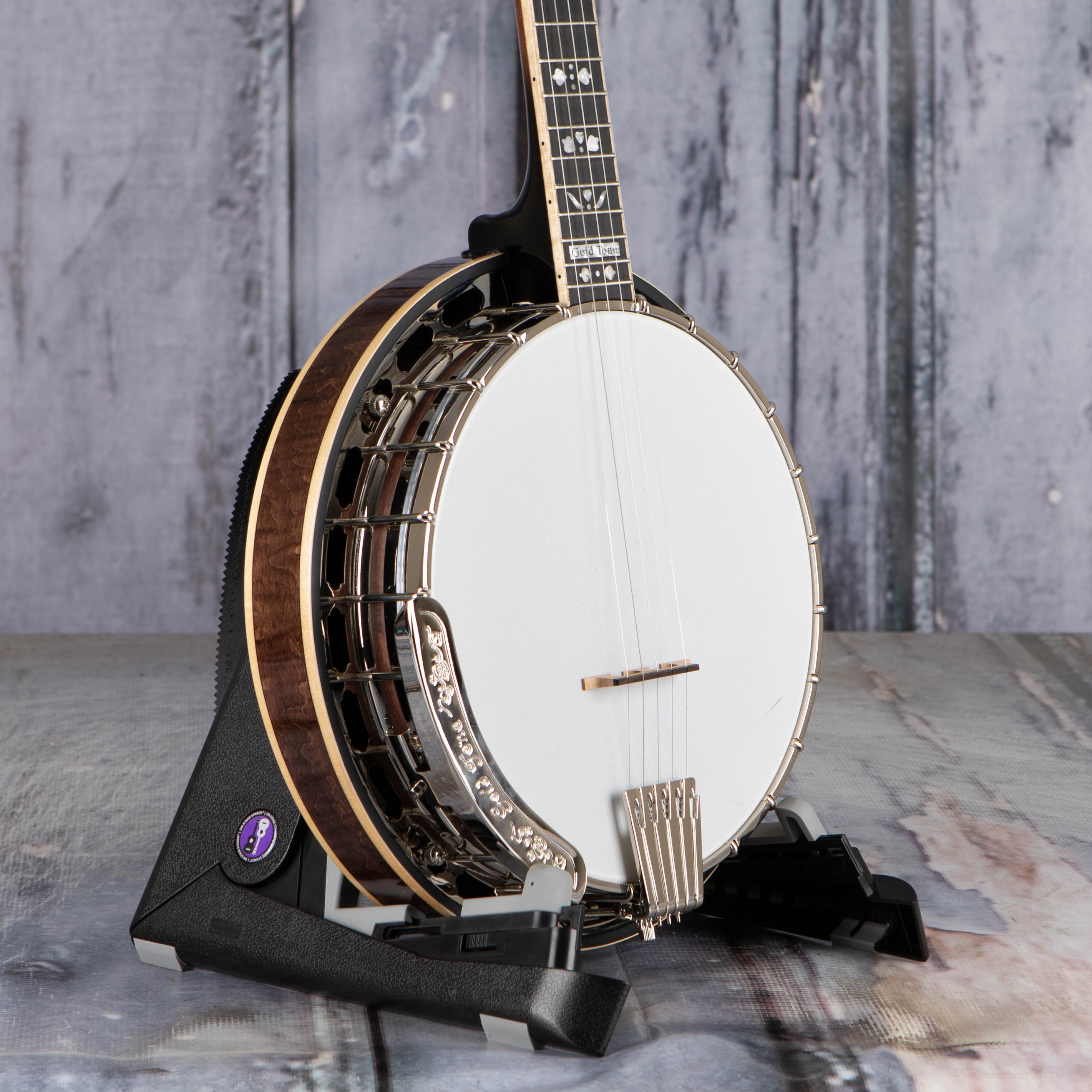 Gold Tone OB-250 Orange Blossom Bluegrass Banjo, Vintage Brown, angle