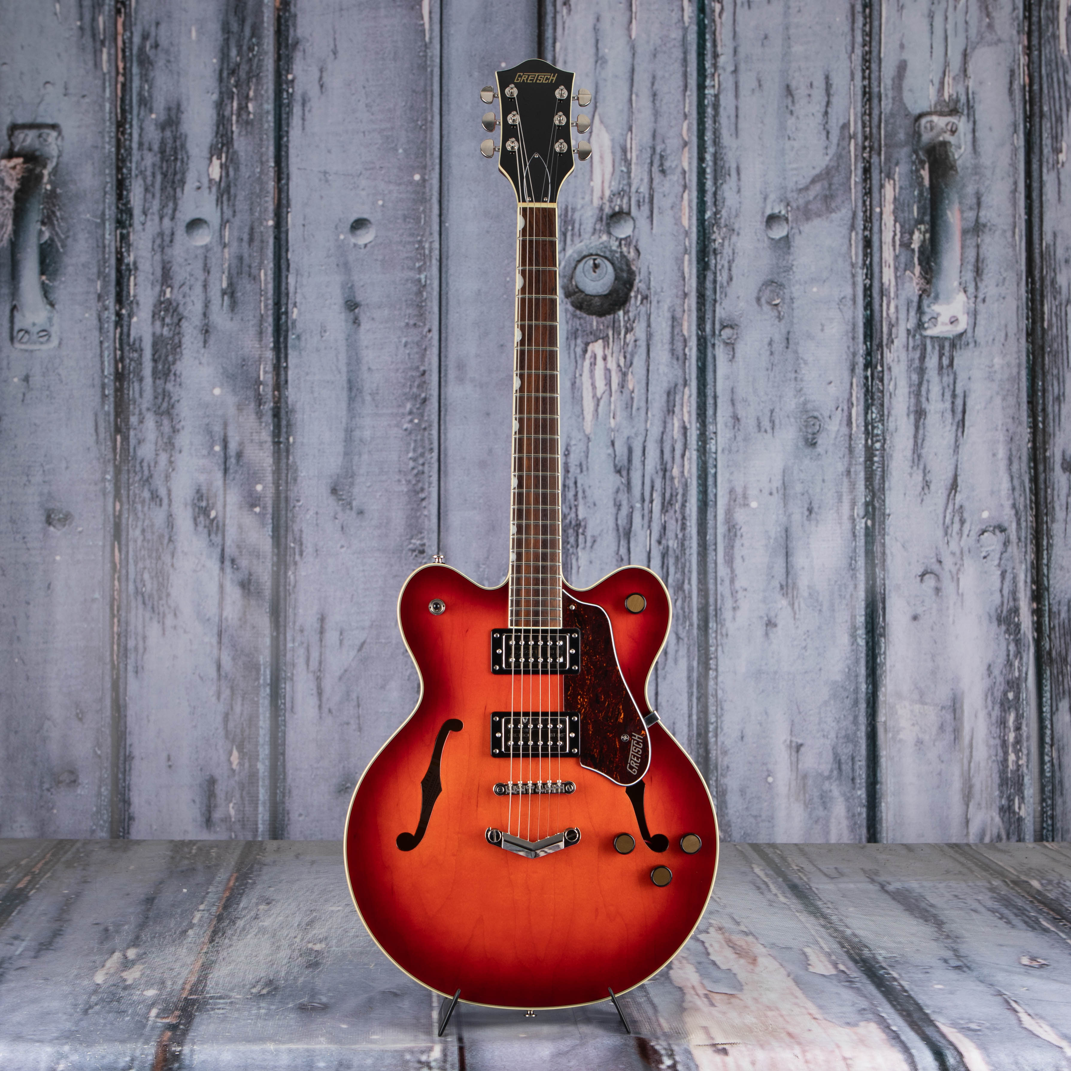 Gretsch G2622 Streamliner Center Block Double-Cut W/ V-Stoptail  Semi-Hollowbody, Fireburst | For Sale | Replay Guitar Exchange