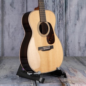 Martin 00-28 Modern Deluxe Acoustic Guitar, Natural, angle