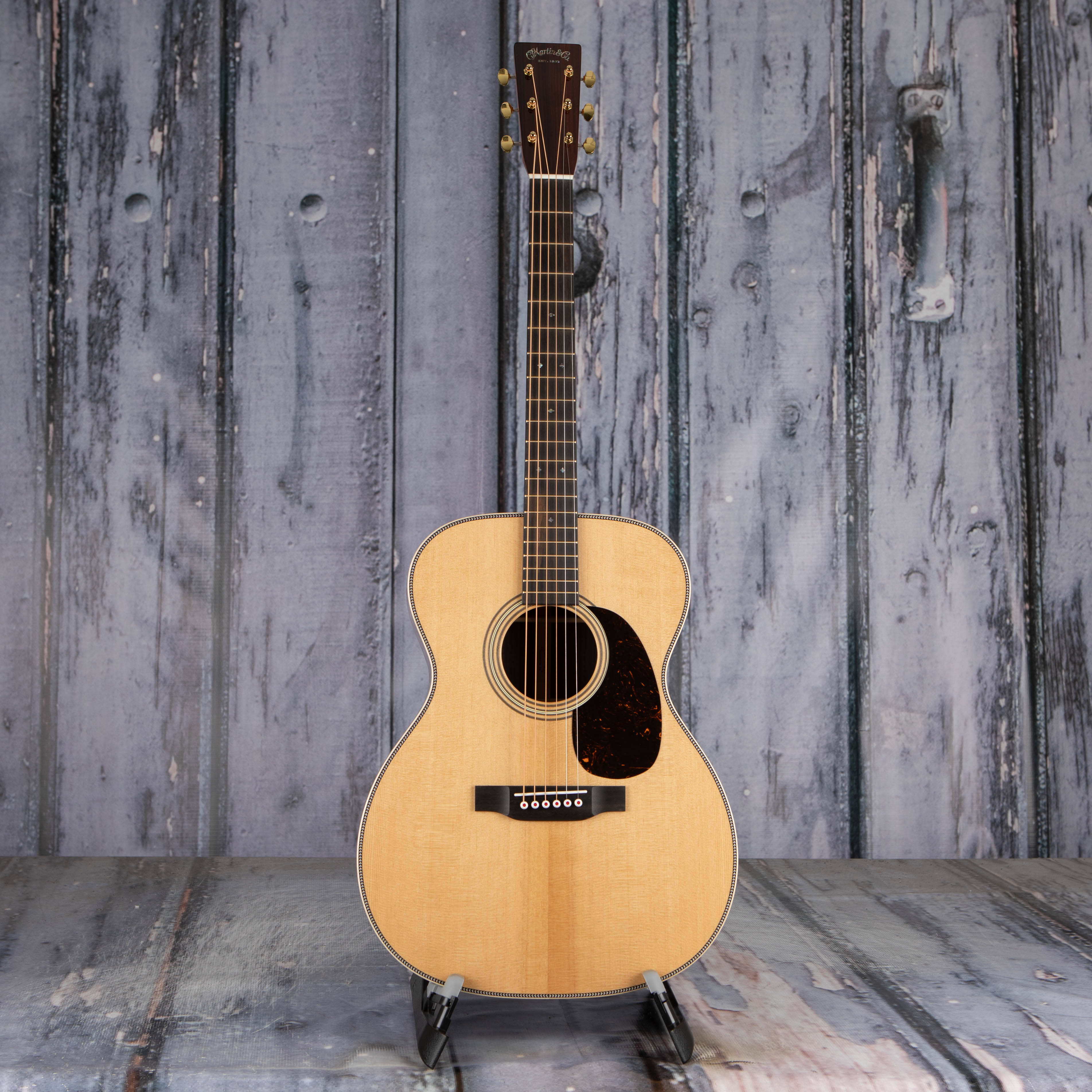 Martin 00-28 Modern Deluxe Acoustic Guitar, Natural, front