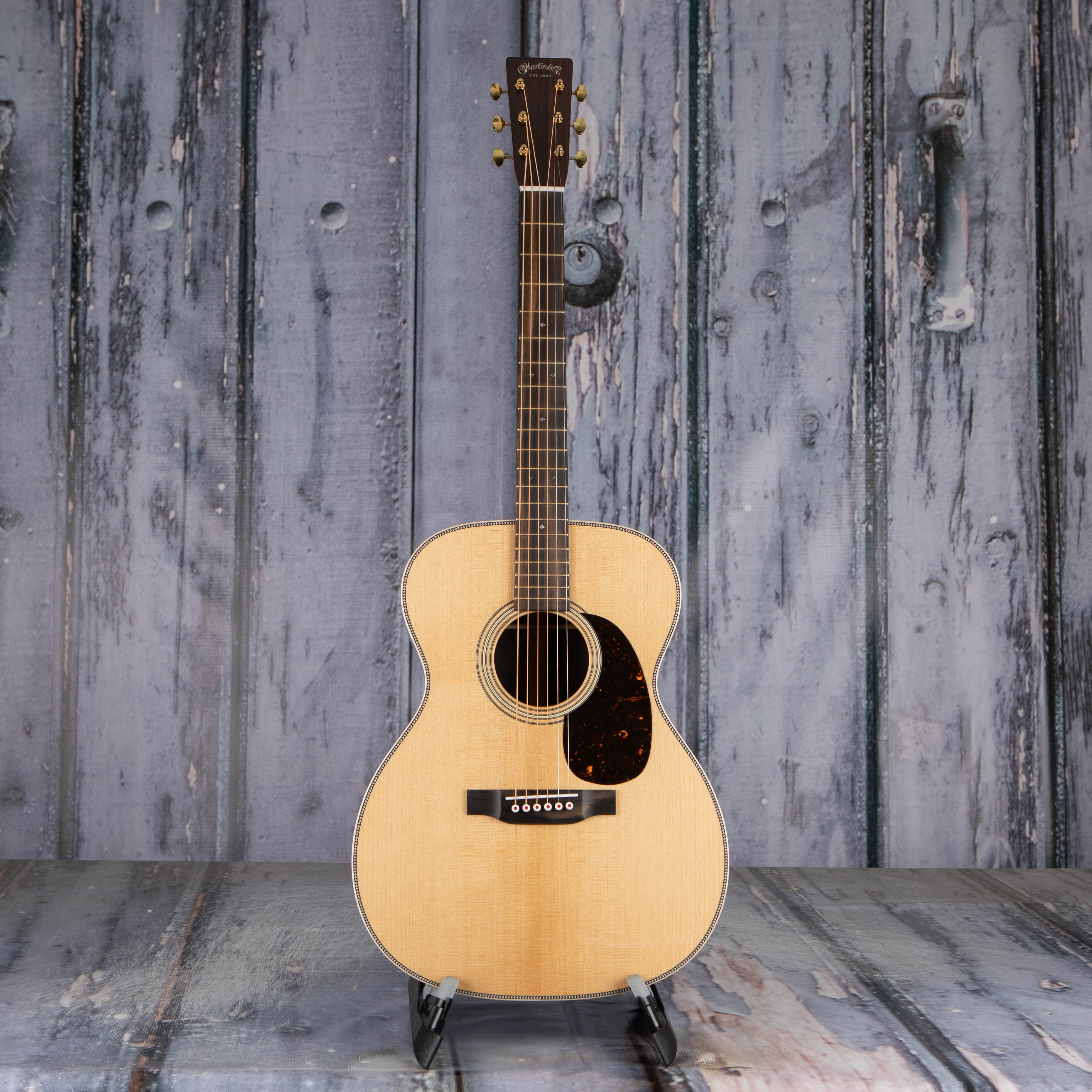 Martin 000-28 Modern Deluxe Acoustic Guitar, Natural, front