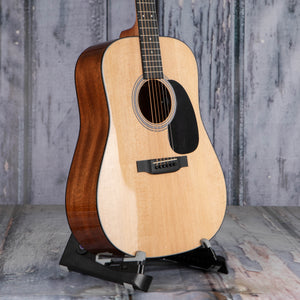 Martin D-12E Dreadnought Acoustic/Electric Guitar, Natural, angle