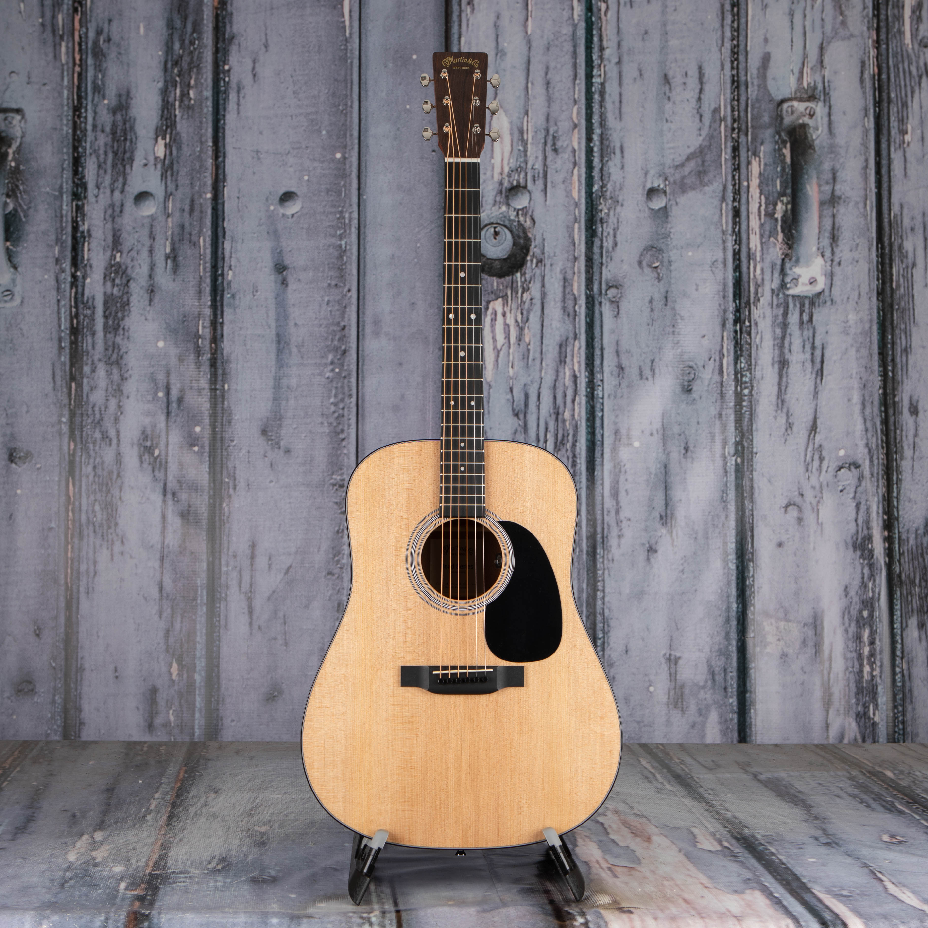 Martin D-12E Dreadnought Acoustic/Electric Guitar, Natural, front