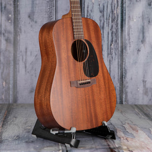 Martin D-15E Acoustic/Electric Guitar, Natural, angle