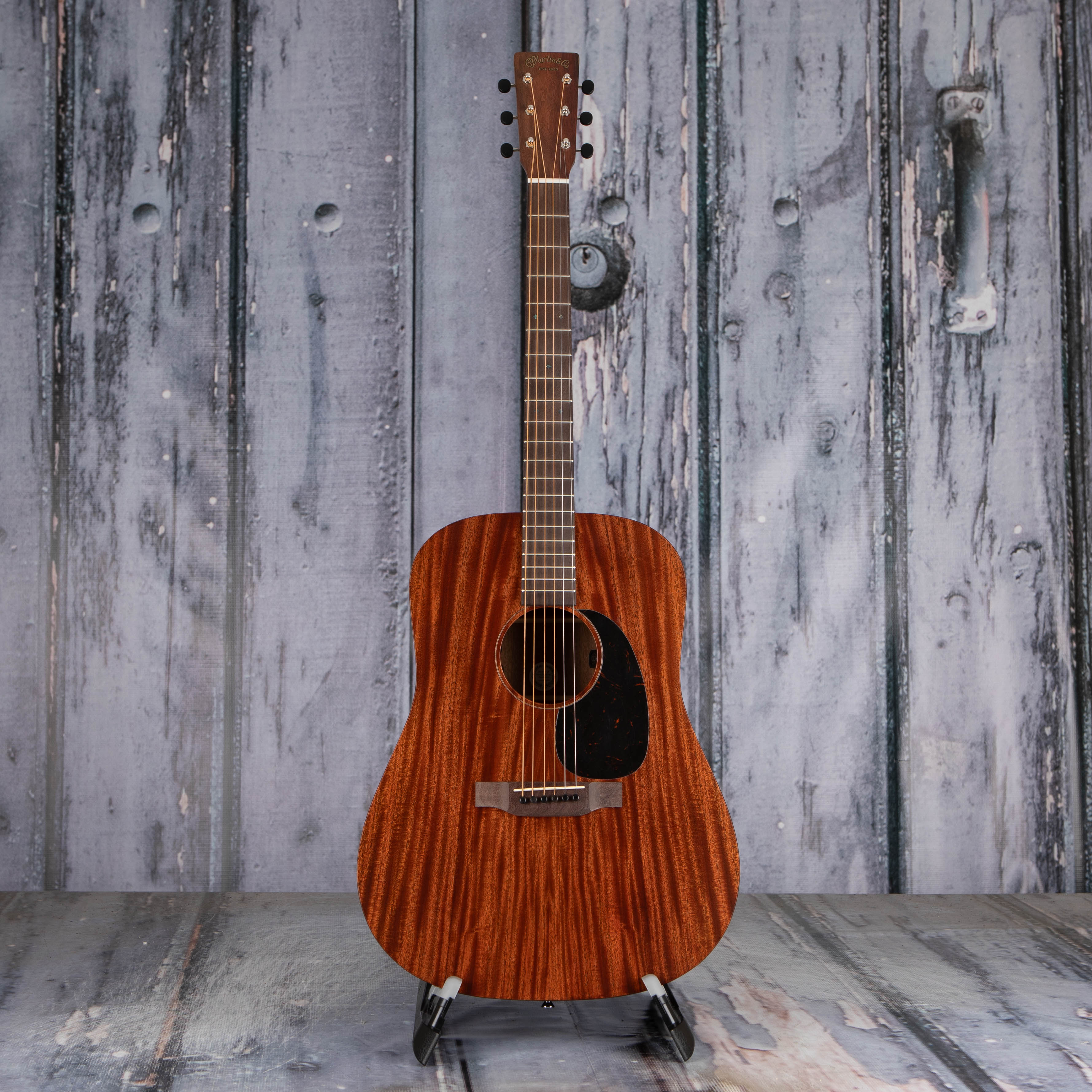 Martin D-15E Acoustic/Electric Guitar, Natural, front